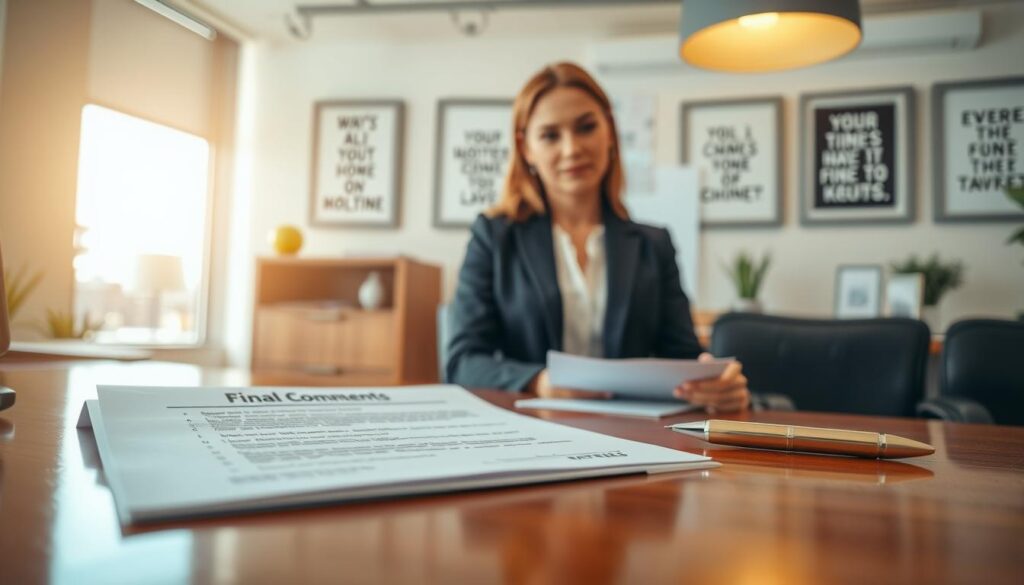 performance appraisal employee final comments