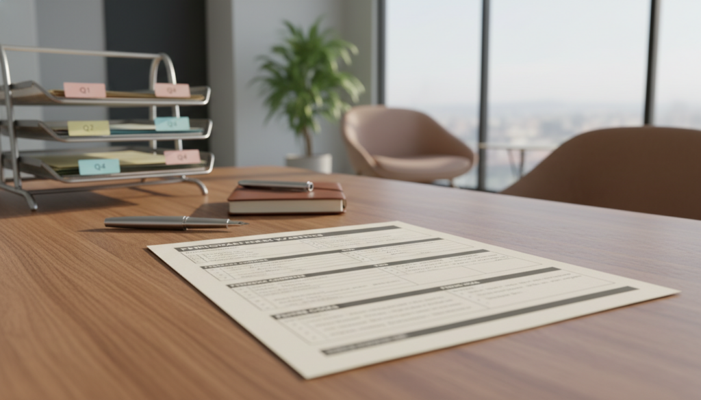 employee performance evaluation template