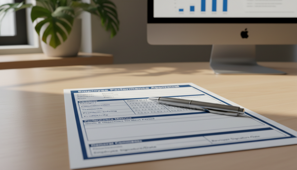 performance appraisal form