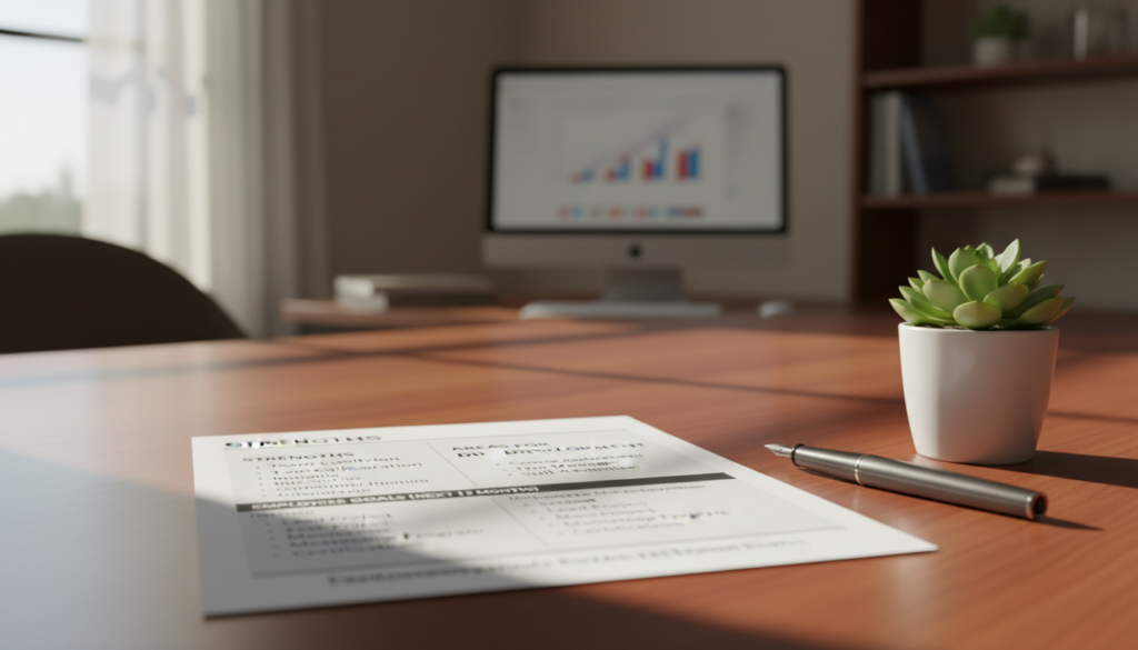 staff performance appraisal form