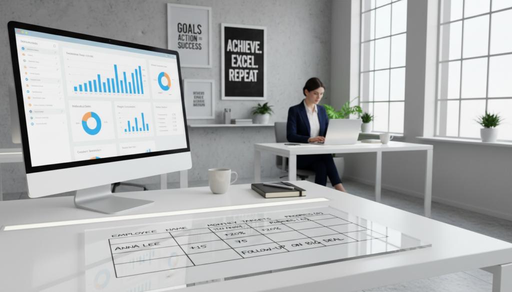 employee kpi template