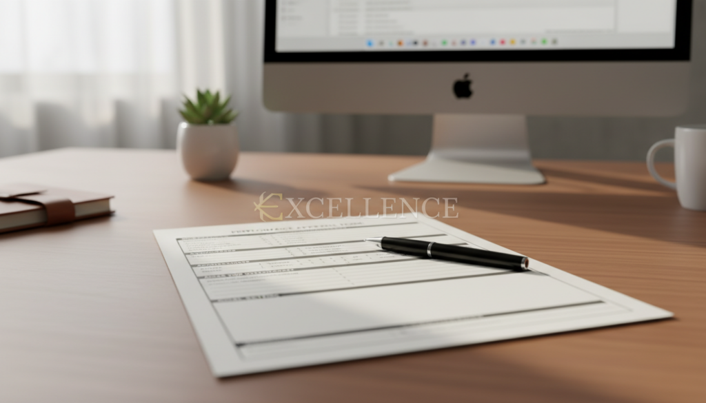 performance appraisal form