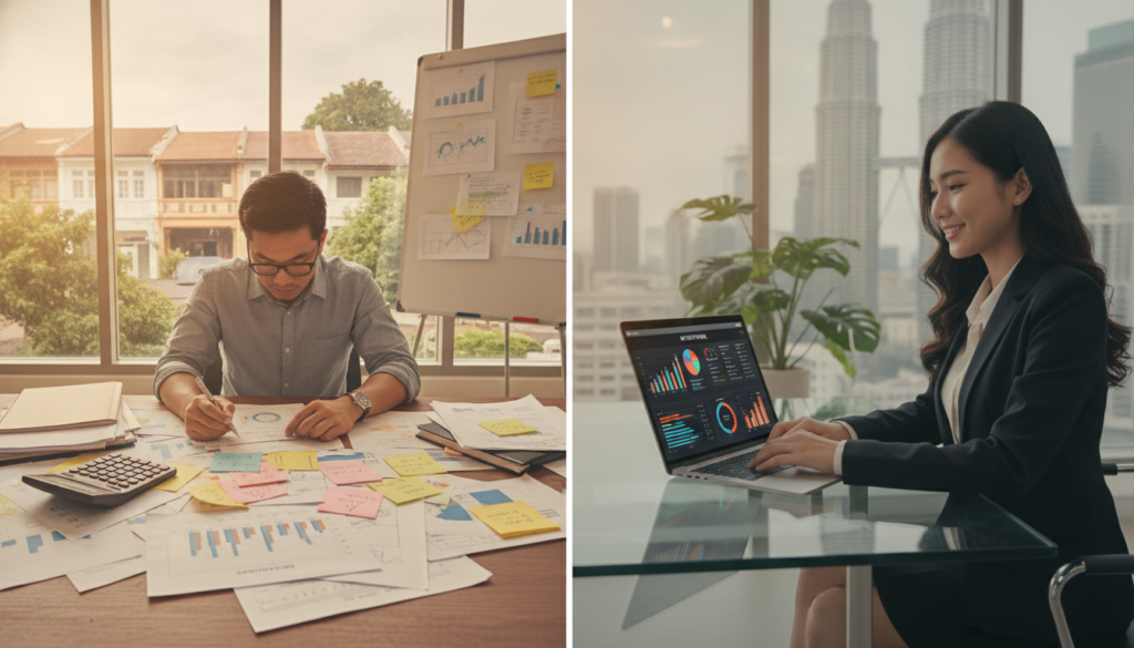 Compare manual KPI tracking vs KPI software for Malaysian SMEs — pros and cons