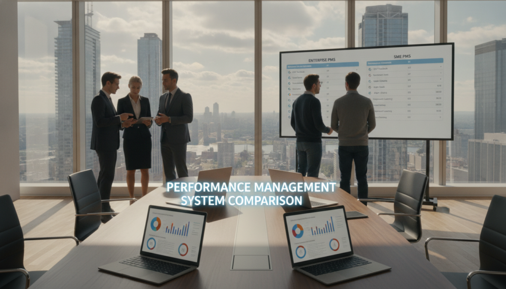 a structured comparison of PMS features for large enterprises vs SMEs