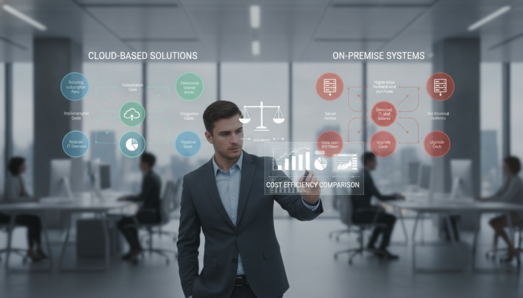 performance management system implementation costs: cloud vs on-premise